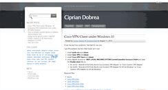 Desktop Screenshot of ciprian-dobrea.com